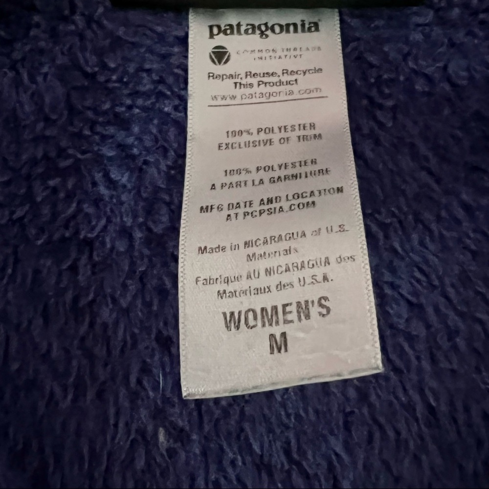 💜 Patagonia Re-Tool Snap-T® Fleece Pullover, Women’s M, Slim Fit, Purple - Picture 5 of 9